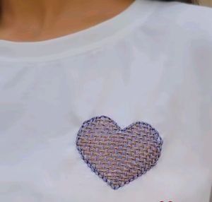 Handmade Embroidery Customise Tshirt