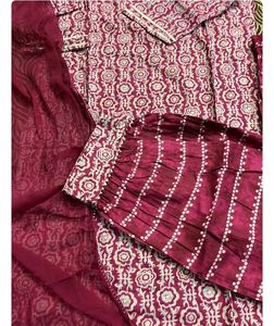 Red Kurta Set New