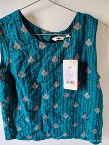 Elegant Teal Floral Kurta
