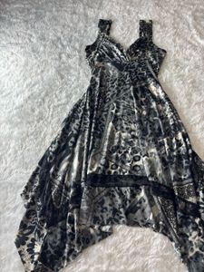 Patterned Mini Dress