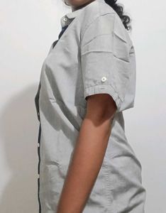 Striped Button-Down Shirt