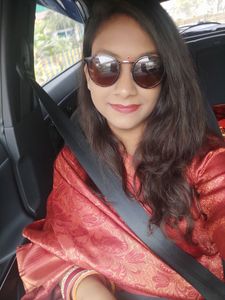 Orange koski Saree