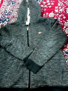 Gray Zip-Up Hoodie