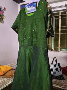 Elegant Green Saree