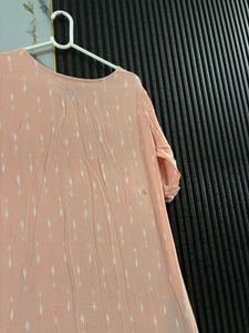 Women Kurti Peach
