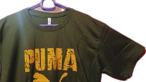 Men Green Tshirt Half Sleeved Xl Sized