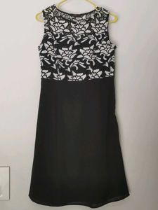 Black & White Floral Dress