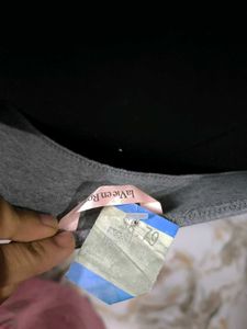 New Grey Lace Trim Nightgown