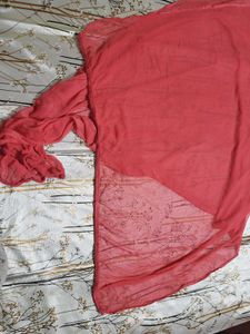 Rose Pink Solid Dupatta 💓