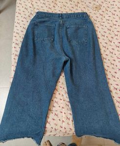 Wide Leg Denim Jeans