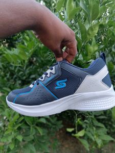 Stylish Blue Sneakers