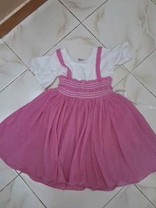 Cute Pink Girls Dress