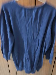 Blue Knitted Sweater