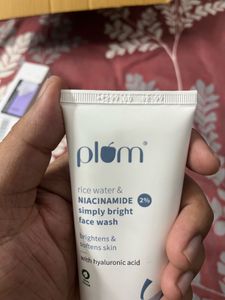 Plum Rice Water Face Wash