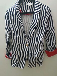 Striped Blazer