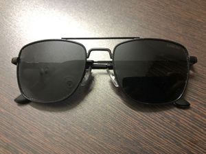Black Aviator Sunglasses