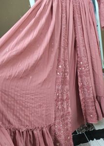 A Line Beautiful Gown Sequence Nd Thread Work 🥰