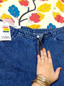 Zara Baggy Denim Jeans (Women&#39;s)