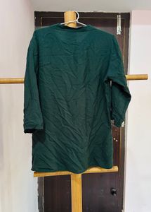 Elegant Green Long Sleeve Top