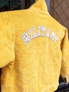 Vintage Yellow Corduroy Jacket, Mini Rodini