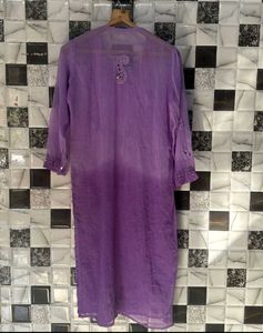 Mirror Work Chickenkari Kurta Set