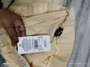 Cream Wide Leg Pants