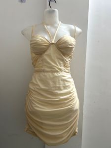Cream Bodycon Dress