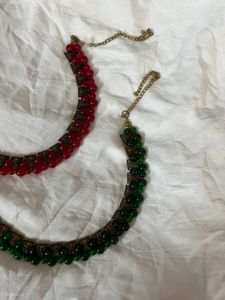 Choker Style Necklace Set Of 2✨✨