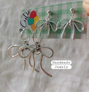 Bow Hoop & Stud Set Of 2 Earrings
