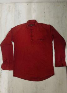 Red Casual Kurta