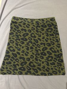 Animal Print Trendy Skirt