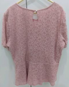 Free Shipping💖Pantaloons Pink Top (XL)