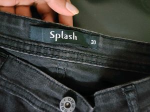 Splash Faded Black Jeans