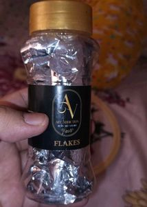 FLAKES silver &amp; gold