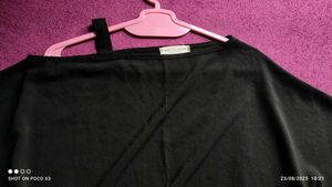 Black One-Shoulder Dress