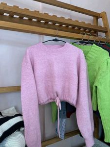 Pink Cropped Sweater