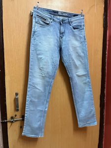 Nostrum Blue Denim Jeans For Men
