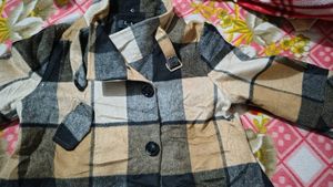 Plaid Coat - Stylish Outerwear