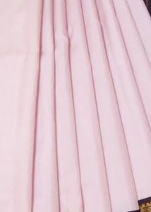 Plain Onion Pink saree &amp; Unstitched Blouse