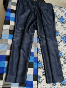 Partywear Men Blue Rayon Two Piece Suit