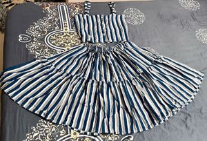 Striped blue co ord set