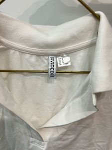 H&amp;M White Collar Shirt