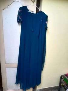 Beautiful Embroidery Party Wear With Belt