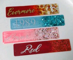 Customised Resin Bookmarks
