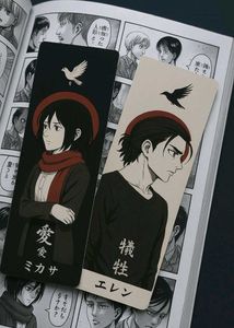 Any 3 Anime bookmarks @99