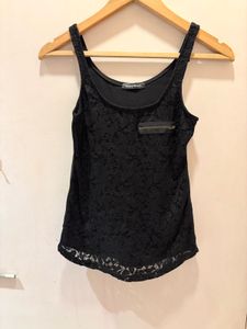 Beautiful Black Lace Tank Top