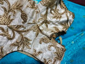 Elegant Blue Saree