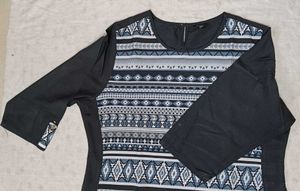 Black Lycra Kurti