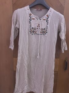 Boho Embroidered Tunic Top