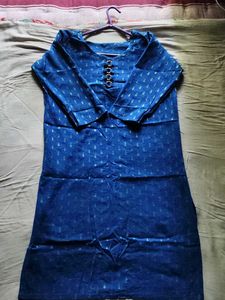 Blue Printed Kurti